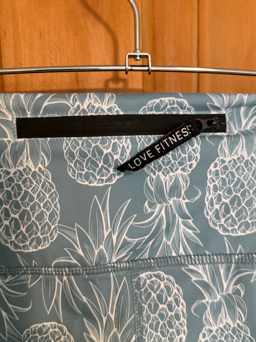 Love Fitness Dusty Blue Pineapple Leggings — image 5 of 6